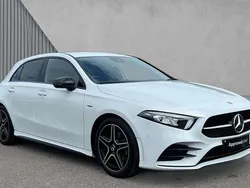 Digital white metallic Used 2022 Mercedes A180 Executive Hatchback | £21,095 (A bit pricey)