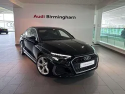 Mythos black Used 2023 Audi A3 S-Line Sedan | £21,500 (Fair price)