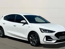 Frozen white (premium paint) Used 2024 Ford Focus ST-Line Hatchback | £19,868 (Fair price)
