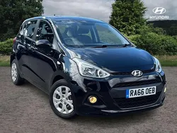 Black Used 2016 Hyundai i10 SE Hatchback | £6,849 (Fair price)