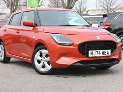 Orange Used 2024 Suzuki Swift Hatchback | £16,699 (A bit pricey)