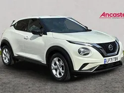 Pearl storm white Used 2021 Nissan Juke N-Connecta SUV | £13,975 (Fair price)
