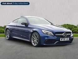 Blue Used 2018 Mercedes C63 AMG Premium Coupe | £38,187 (Good price)