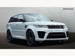 Hakuba silver Used 2022 Land Rover Range Rover Sport SVR SUV | £55,095 (Fair price)