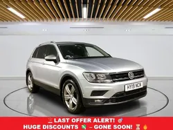 Silver Used 2019 VW Tiguan Match SUV | £11,099 (Fair price)