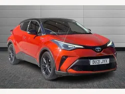 Scorched orange Used 2021 Toyota C-HR Edition SUV | £19,801 (Fair price)