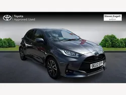 Grey Used 2022 Toyota Yaris Hybrid Design Hatchback | £16,752 (Fair price)