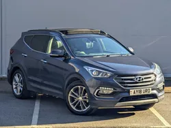 Blue Used 2018 Hyundai Santa Fe Premium SE SUV | £11,995