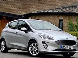 Silver Used 2017 Ford Fiesta Zetec Hatchback | £5,450 (Fair price)