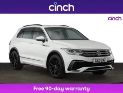White Used 2021 VW Tiguan R-line SUV | £24,649 (Expensive)