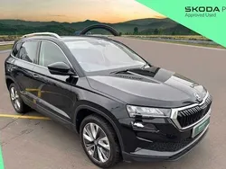 Black magic pearl effect Used 2024 Skoda Karoq SE L SUV | £26,950 (Fair price)