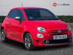 Bicolour crossover black/pasodoble red Used 2020 Fiat 500 Sport Hatchback | £9,240 (Fair price)