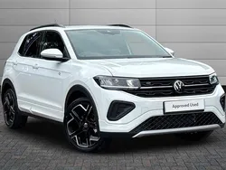 Pure white New 2025 VW T-Cross R-line SUV | £28,350 (Expensive)