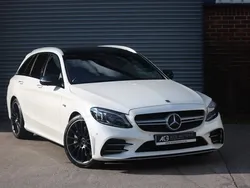 White Used 2019 Mercedes C43 AMG Premium Plus Estate | £31,990 (A bit pricey)