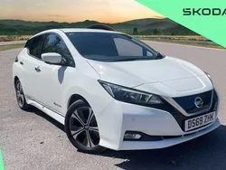 White Used 2019 Nissan Leaf N-Connecta Hatchback | £7,500 (Fair price)