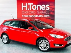 Red Used 2017 Ford Focus Titanium X Estate | £7,295 (Good price)