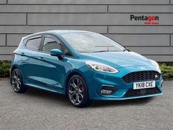 Blue Used 2018 Ford Fiesta ST-Line Hatchback | £10,891 (Fair price)