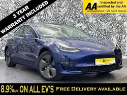 Blue Used 2019 Tesla Model 3 Long Range Sedan | £18,895 (Good price)