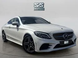 White Used 2020 Mercedes C200 AMG Line Premium Coupe | £18,990 (Fair price)
