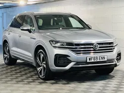 Silver Used 2019 VW Touareg R-line SUV | £22,989 (Fair price)