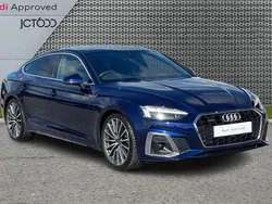 Blue Used 2023 Audi A5 Sportback S-Line Hatchback | £34,608 (Fair price)