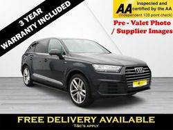 Black Used 2016 Audi Q7 S-Line SUV | £20,695 (Fair price)