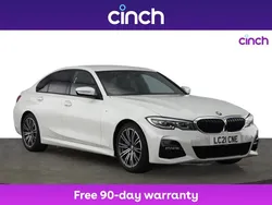 White Used 2021 BMW 330 M Sport Sedan | £25,749 (Fair price)