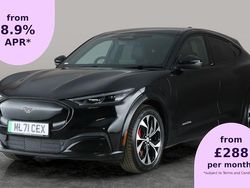Black Used 2021 Ford Mustang Mach-E Standard Range SUV | £20,013 (Fair price)