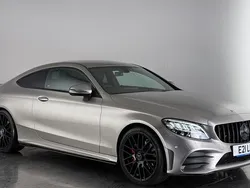 Silver Used 2020 Mercedes C200 AMG line Coupe | £19,350 (Fair price)