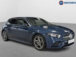 Blue Used 2021 Mercedes A180 AMG line Hatchback | £18,949 (Fair price)