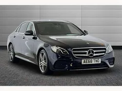 Blue Used 2018 Mercedes E220 AMG Line Premium Sedan | £20,350 (A bit pricey)
