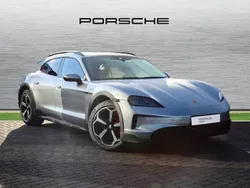 Dolomite silver metallic New 2024 Porsche Taycan 4S Cross Turismo Sedan | £95,991 (Fair price)