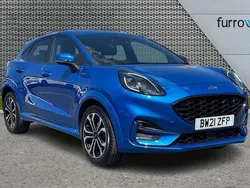 Blue Used 2021 Ford Puma ST-Line Hatchback | £13,990 (Fair price)