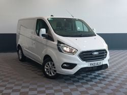 White Used 2021 Ford Transit Custom Limited Van | £16,498 (Fair price)