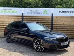 Black Used 2021 BMW 520 M Sport Estate | £30,490 (A bit pricey)