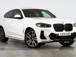 White Used 2021 BMW X4 M Sport SUV | £34,500 (Expensive)