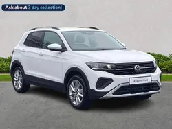 White New 2025 VW T-Cross Match SUV | £21,842 (Fair price)
