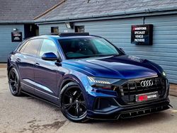 Blue Used 2019 Audi Q8 S-Line SUV | £32,989 (Expensive)