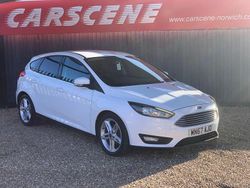 White Used 2017 Ford Focus Zetec Hatchback | £6,799 (Fair price)