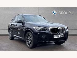 Black Used 2022 BMW X3 M Sport SUV | £33,975 (Fair price)
