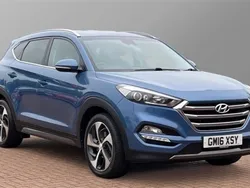 Blue Used 2016 Hyundai Tucson Premium SUV | £12,907 (Good price)