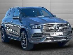 Selenite grey Used 2023 Mercedes GLE400 AMG line Estate | £53,990