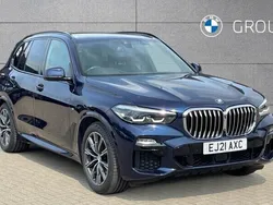 Blue Used 2021 BMW X5 M Sport SUV | £37,550 (Good price)
