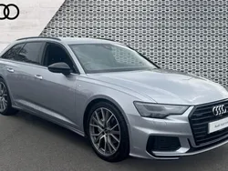 Silver Used 2023 Audi A6 Black Edition Estate | £39,042 (Expensive)
