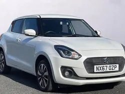 White Used 2018 Suzuki Swift SZ5 Hatchback | £7,250 (Fair price)