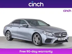 Grey Used 2018 Mercedes E200 AMG line Sedan | £16,299 (Fair price)