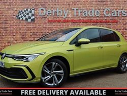 Yellow Used 2020 VW Golf VII R-line Hatchback | £17,990 (Fair price)
