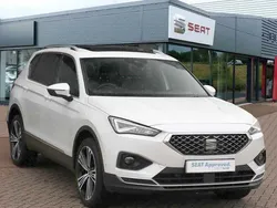 White Used 2022 Seat Tarraco XCELLENCE Lux SUV | £21,128 (Fair price)
