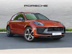 Papaya metallic Used 2024 Porsche Macan SUV | £62,990 (Fair price)
