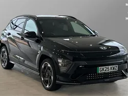 Black New 2025 Hyundai Kona N Line SUV | £33,077 (A bit pricey)